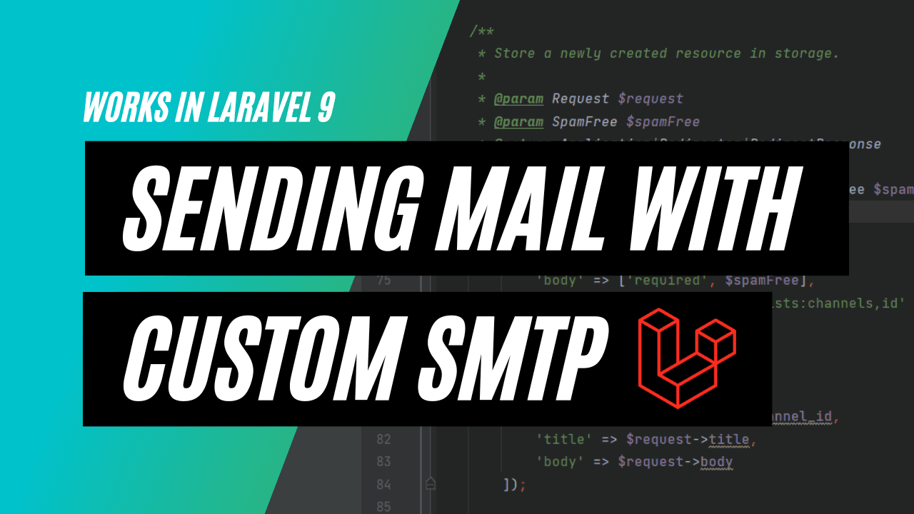 Allowing users to send emails with their own SMTP settings in Laravel 9