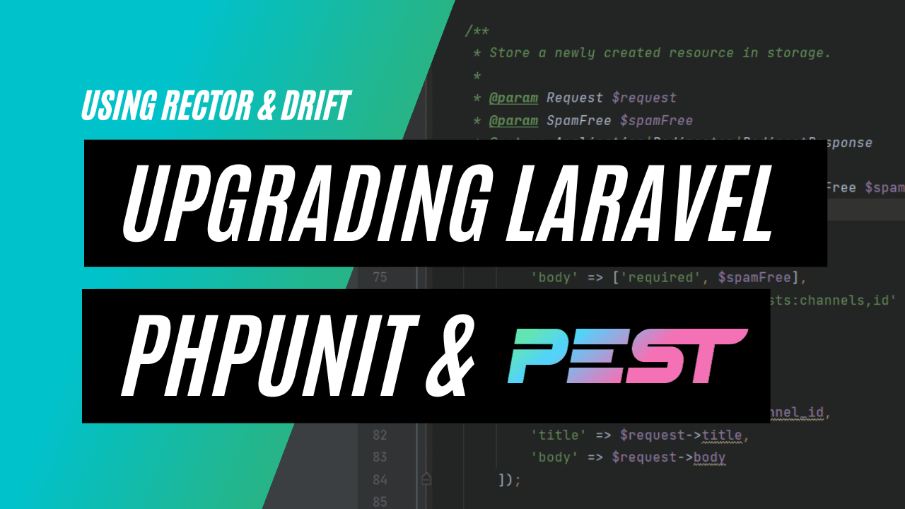 Upgrading to Laravel 10, PHPUnit 10, and Pest 2